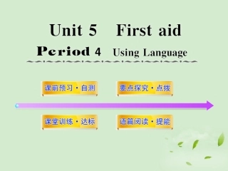 高中英语课时讲练通配套课件 Unit5(First Aid)Period 4 新人教版必修5 课件