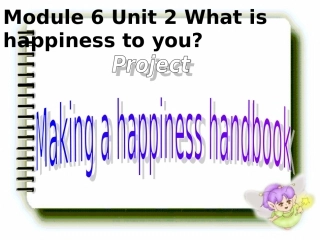高二英语Module6 Unit2 Project课件 牛津英语 课件