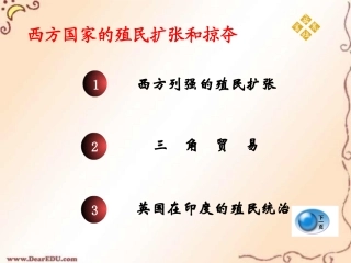 西方国家的殖民扩张和掠夺 课件
