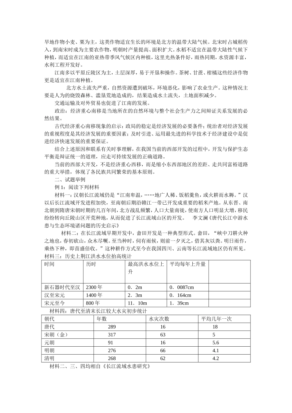 历史-经济重心南移专题_第2页