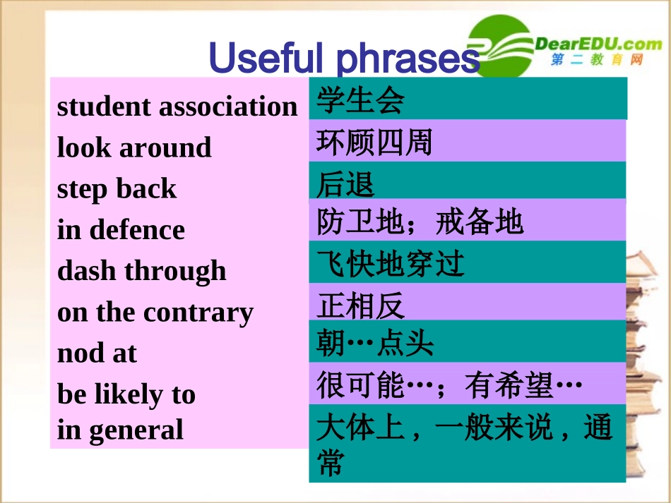高中英语 unit 4 language points课件 新人教版必修4 课件_第2页