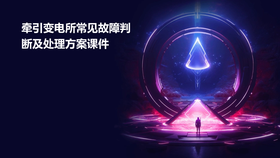 牵引变电所常见故障判断及处理方案课件_第1页