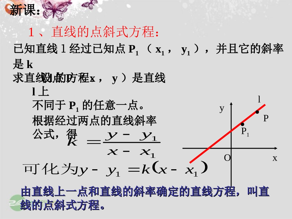 高中数学 31直线的倾斜角与斜率  课件一 新人教A版必修2 课件_第3页