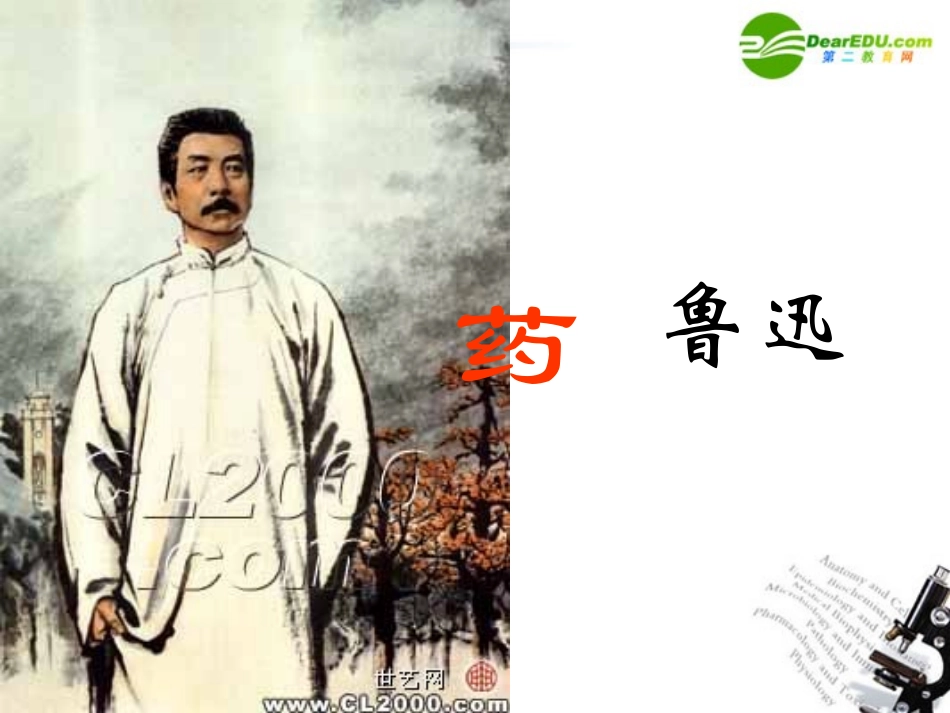 高中语文 第三单元第9课(药)课件 粤教版必修3 课件_第1页