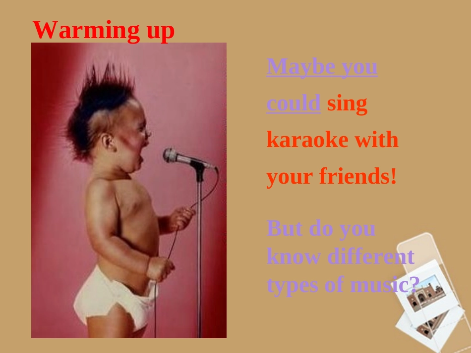 高中英语 Unit5 Warming up1课件 新人教版必修2 课件_第2页