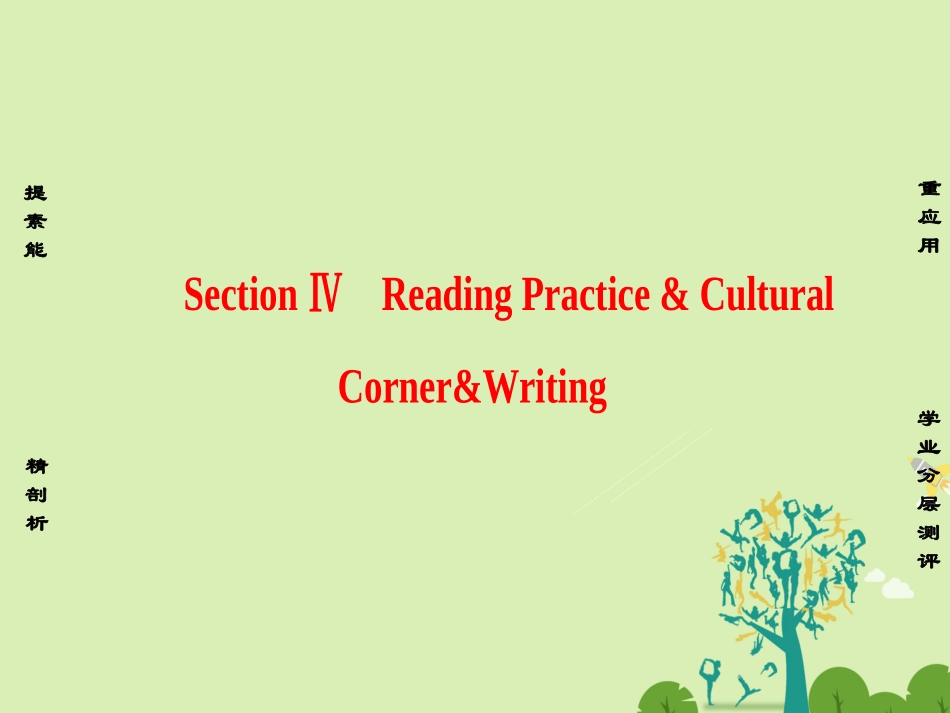 英语 Module 5 The First Americans Section Ⅳ Reading Practice  Cultural Corner  Writing课件 外研版选修9 课件_第1页