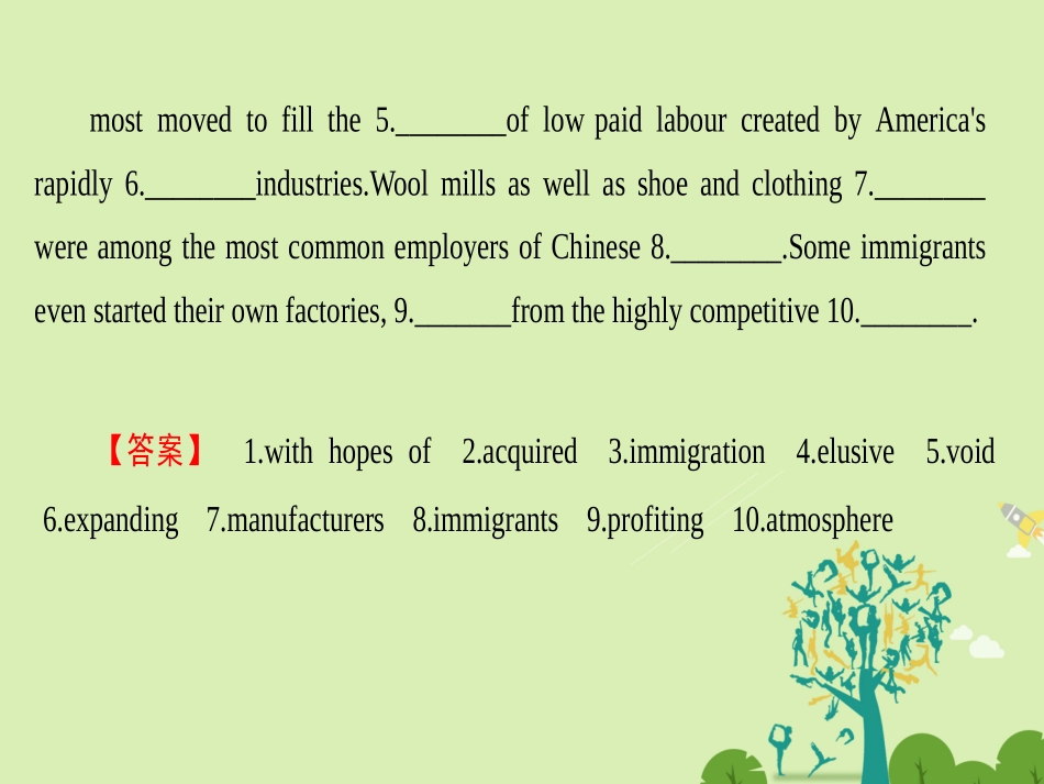 英语 Module 5 The First Americans Section Ⅳ Reading Practice  Cultural Corner  Writing课件 外研版选修9 课件_第3页