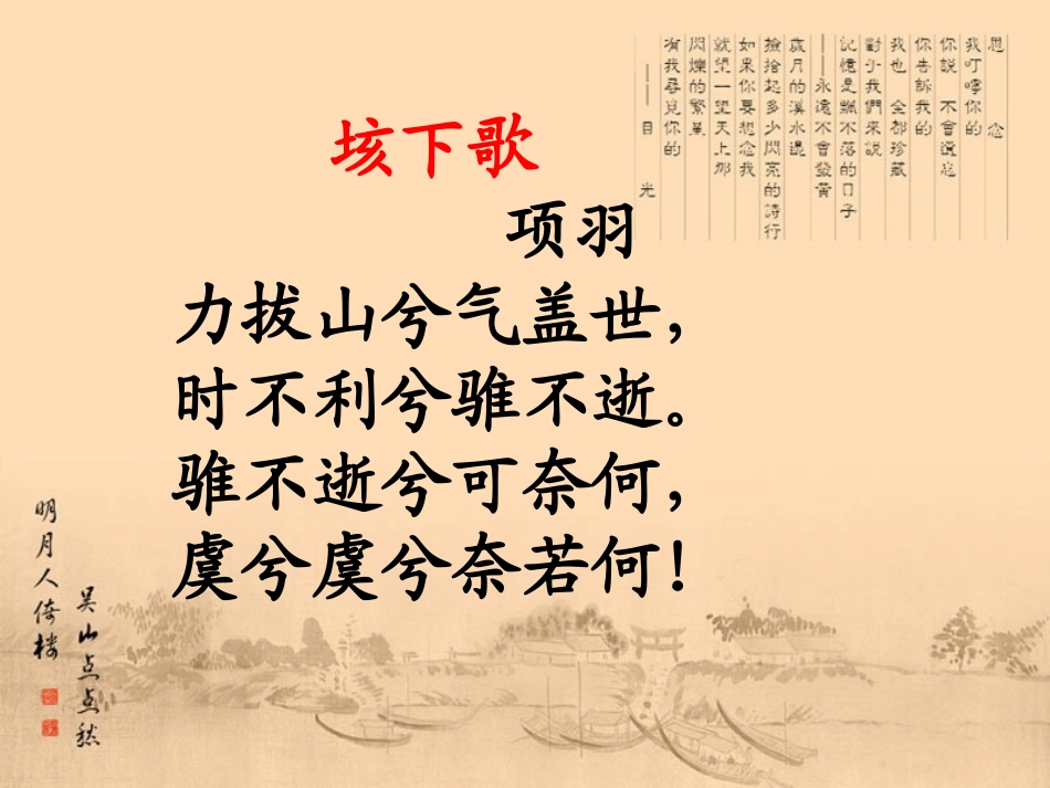 高一语文必修1 鸿门宴(一)课件_第1页