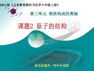 原子的结构(省级公开课优秀课件)