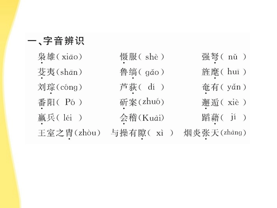 高中语文 9 赤壁之战课件 鲁人教版必修1 课件_第3页