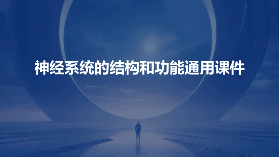 神经系统的结构和功能通用课件_第1页