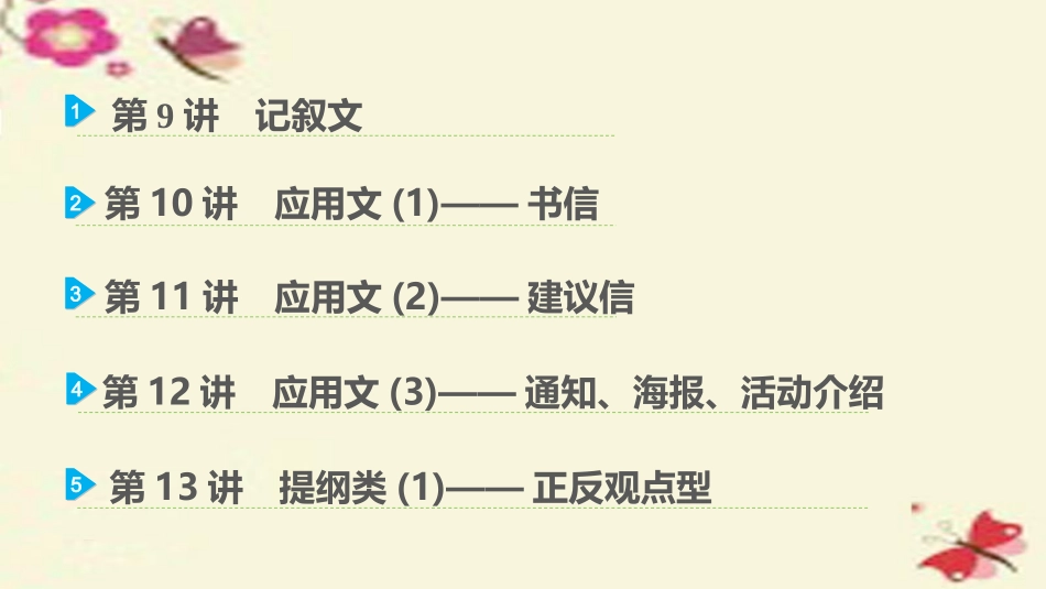 版高考英语一轮复习 写作专题 Step Two 分类突破，谋篇布局课件 外研版 课件_第2页