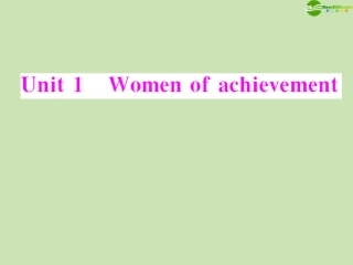 高中英语 Unit1 Section Ⅰ 配套课件 新人教版必修4 课件