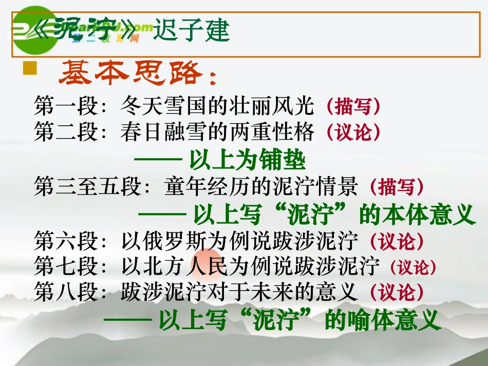 高考语文 文学类文本阅读之生活感悟复习课件 新人教版 课件_第2页