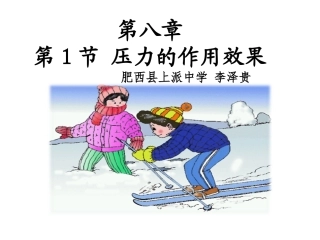 压力的效果课件