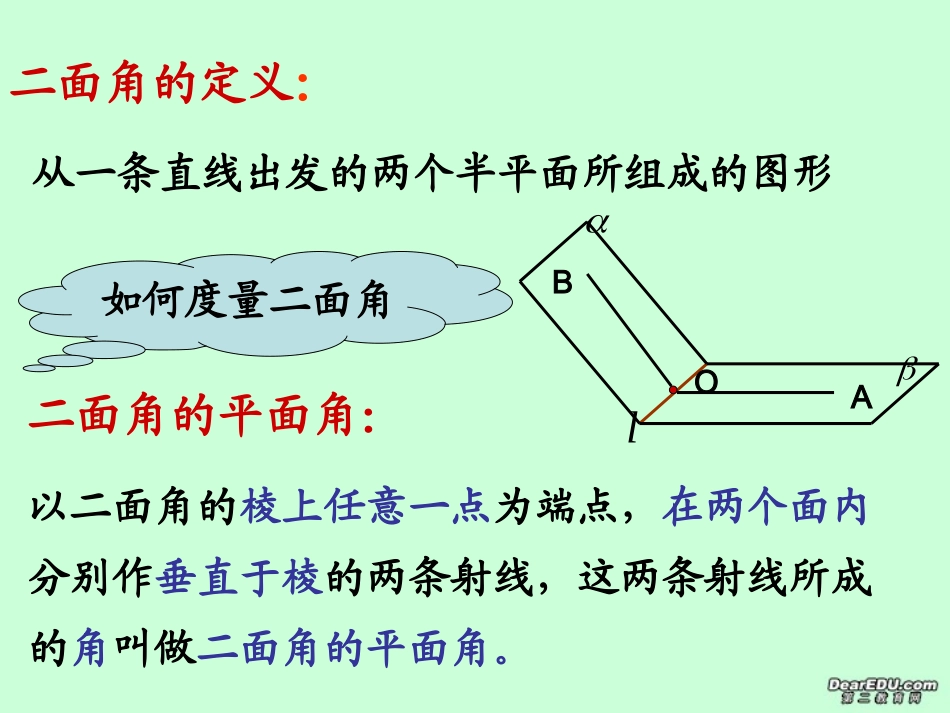 高一数学二面角的求法课件_第2页