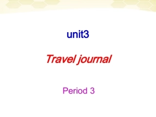 高中英语 Unit3 Period 3课件 新人教版必修1 课件