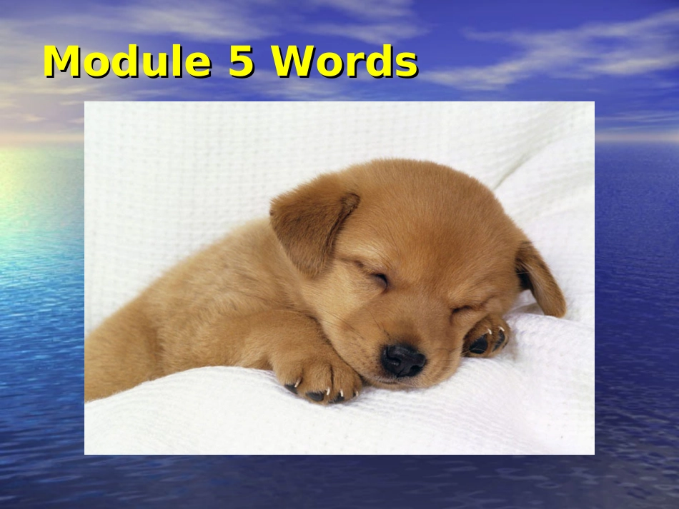高中英语：module5 a lesson in lab-vocabulary课件 外研版必修1 课件_第1页