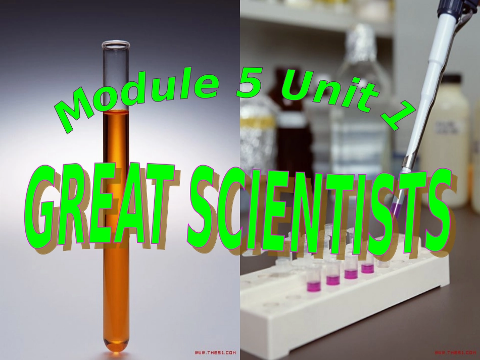 高中英语 Unit1 Great Scientists教学设计课件ppt人教版必修五 课件_第1页