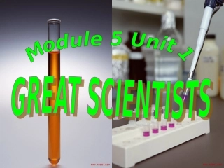 高中英语 Unit1 Great Scientists教学设计课件ppt人教版必修五 课件