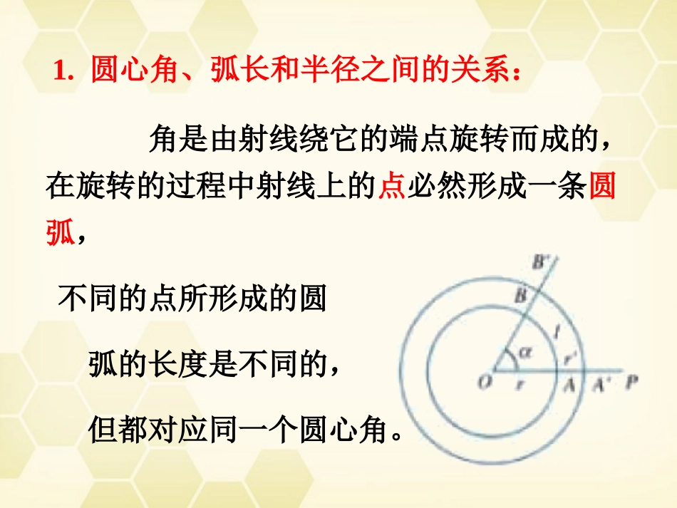 高中数学 112 弧度制及换算课件 新人教B版必修4 课件_第3页