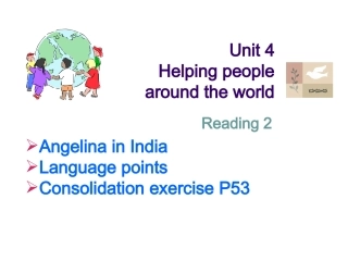 高中英语必修6Unit4 Helping people around the world--reading 2 ppt 课件