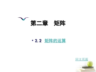 高二数学上册 9.2(矩阵的运算)课件(5) 沪教版 课件