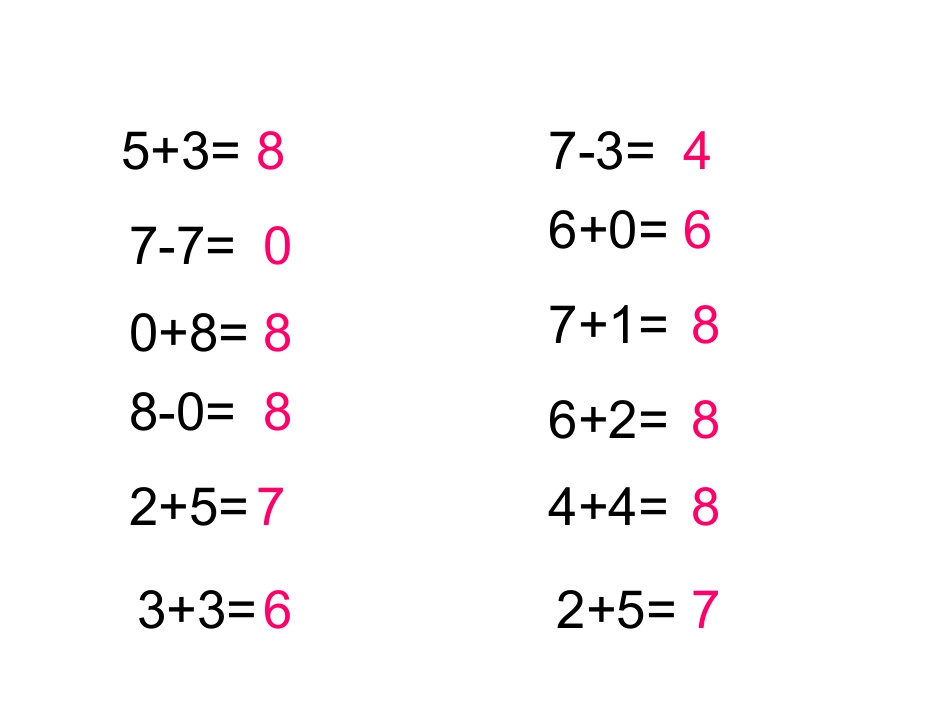 小学数学一年级上册第八单元第10课时《得数是9的加法与相应的减法》_第2页