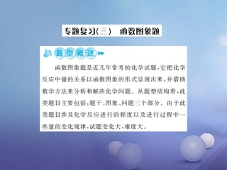 版中考化学总复习 第二篇 专题突破 提升能力 专题复习(三)函数图像题课件