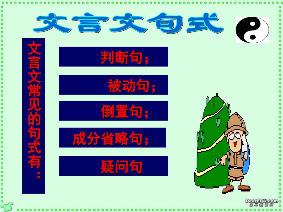 高考语文文言文句式课件 新课标 人教版 课件_第2页