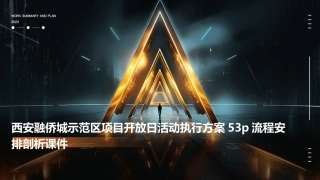 西安融侨城示范区项目开放日活动执行方案53p流程安排剖析课件