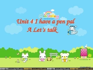 六年级上册第四单元_U4_A_let's_talk