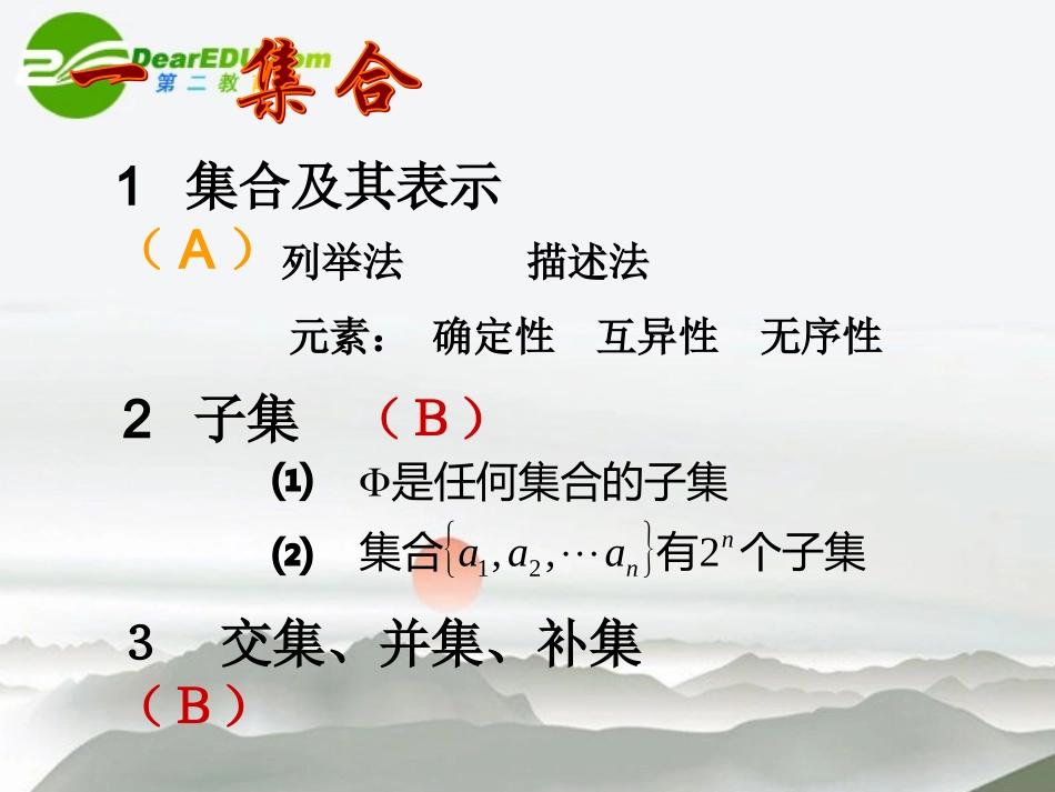 高考数学二轮复习 知识篇课件_第2页