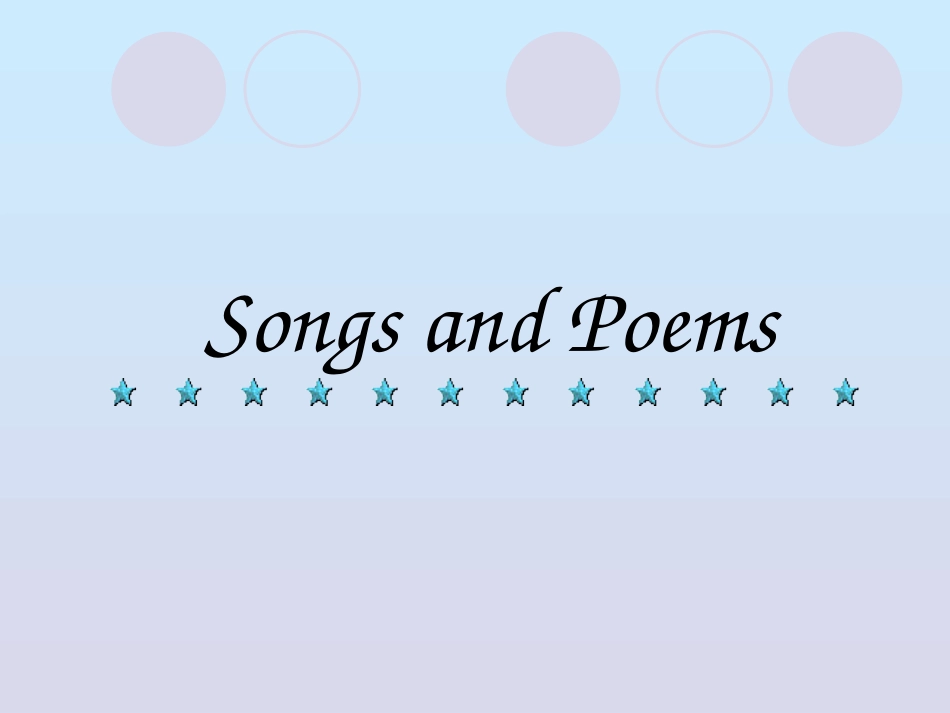 高二英语 Unit4 A Garden of Poems-speaking & integrating skills (ppt) 课件_第3页