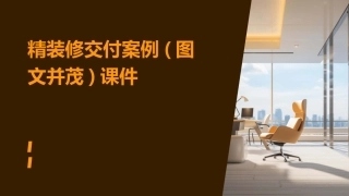 精装修交付案例(图文并茂)课件