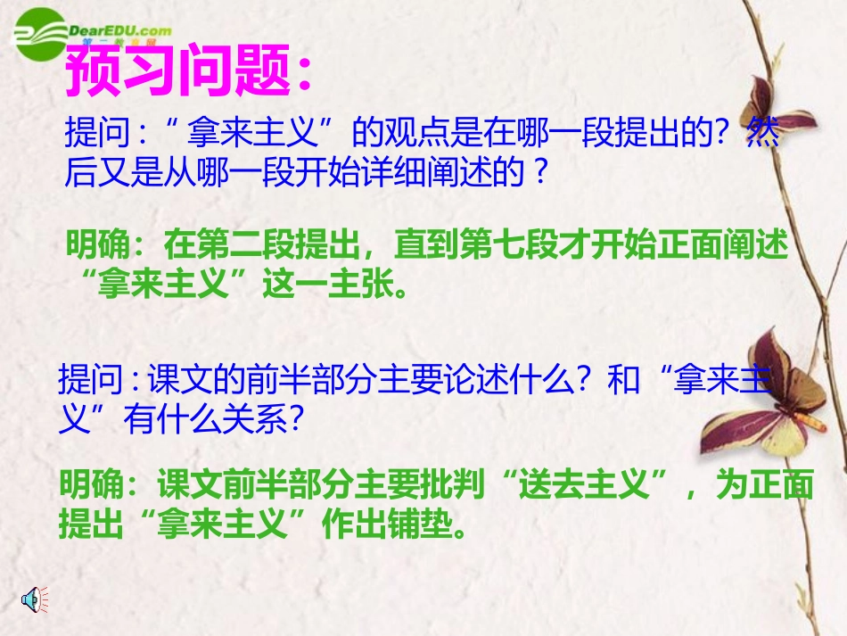 高中语文(拿来主义)课件 新人教版必修4 课件_第1页