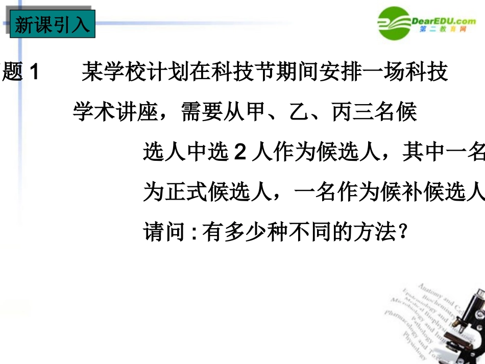 高中数学 121排列课件 新人教A版选修2-3 课件_第2页