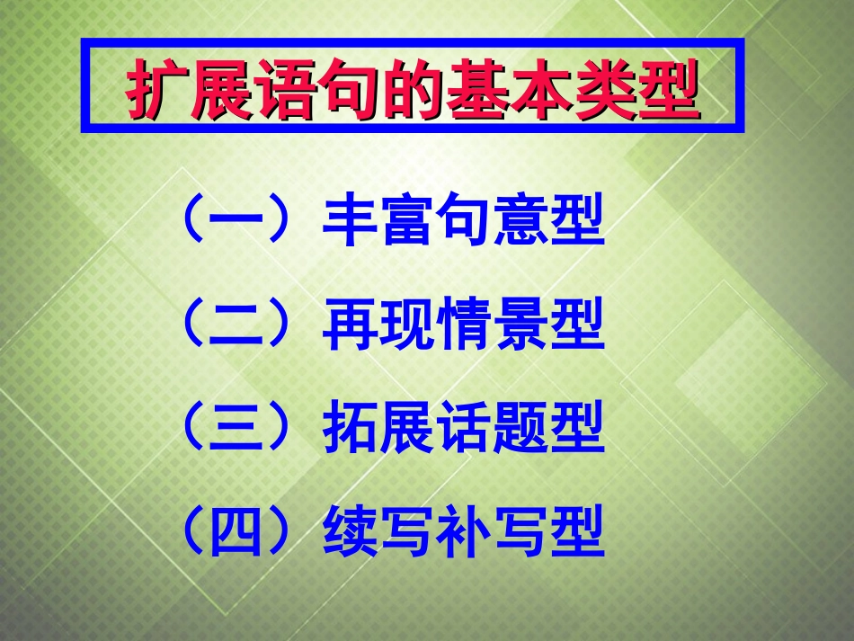 高中语文高考专题之扩展语句课件新人教版必修1 课件_第3页