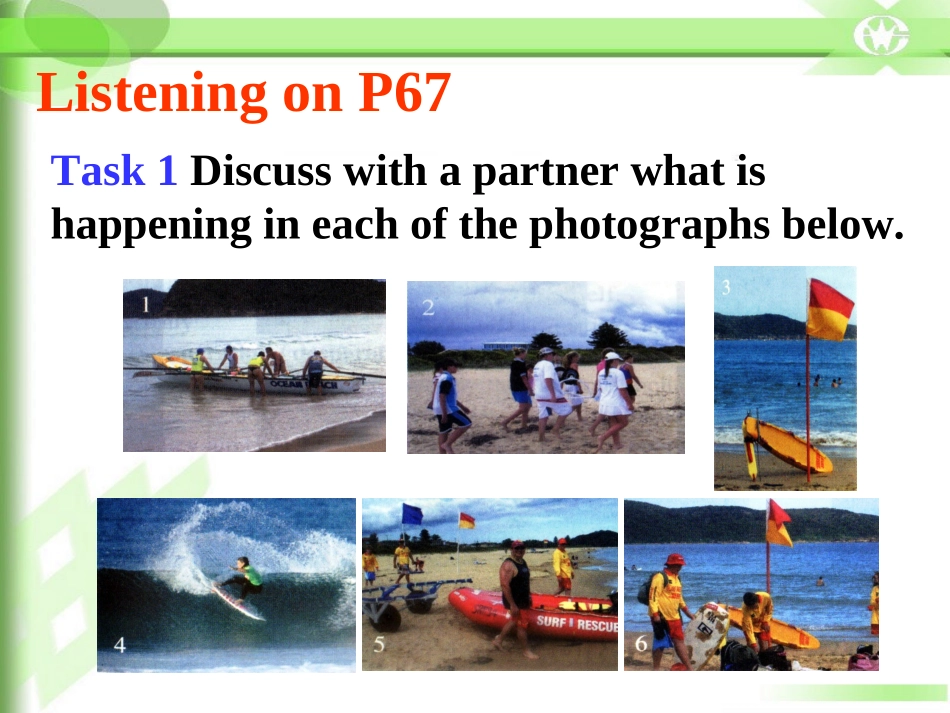 高中英语 Australia-Listening课件 新人教版选修9 课件_第2页