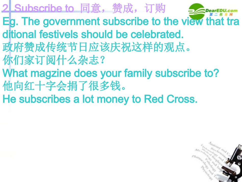 高中英语 unit4new words and phrases课件 新人教版选修6 课件_第2页