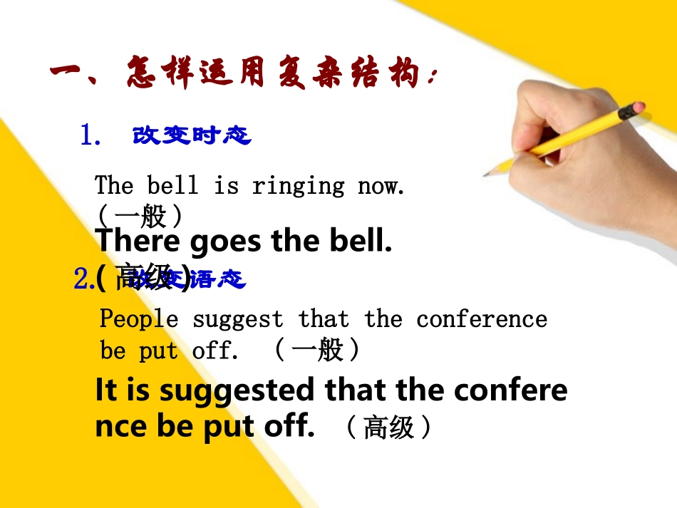 高中英语上学期 书面表达课件_第3页