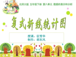 复式折线统计图PPT