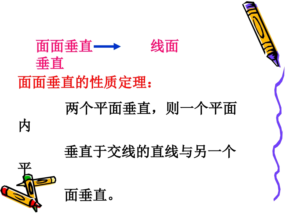 高中数学234平面与平面垂直的性质课件新人教版 课件_第2页
