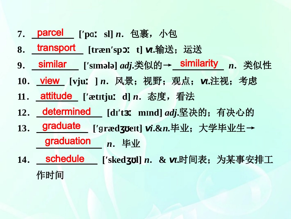 高考英语 Book 1 Unit 3课件_第2页