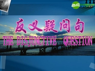 高考英语 语法反义疑问句课件 新人教版 课件