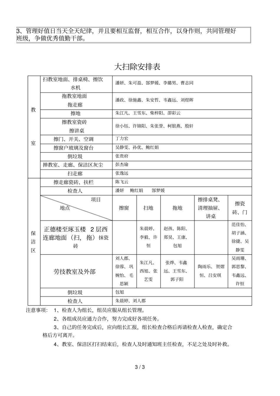 六级值日生表_第3页
