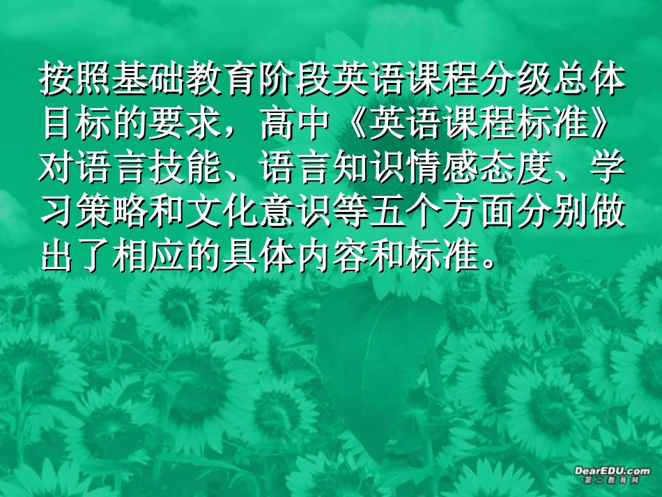 高中英语教学理论与实践培训课件 新课标 人教版 课件_第2页