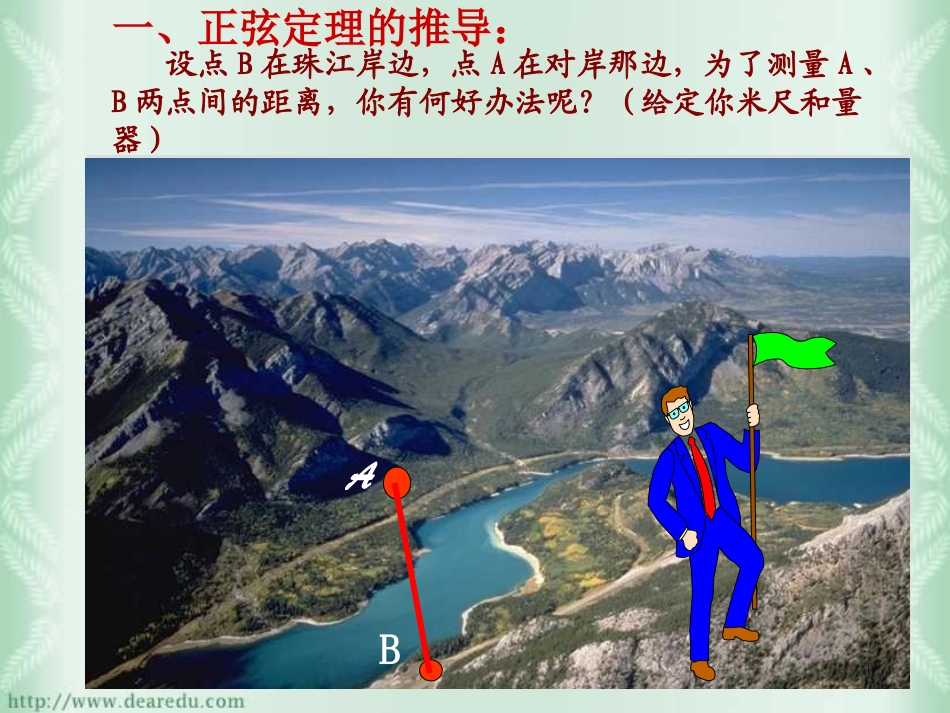 高中数学正弦定理课件 苏教版 必修50 课件_第2页