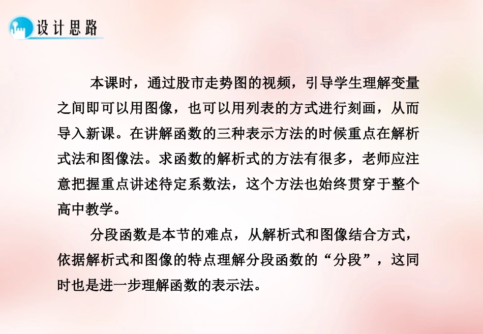 高中数学 12函数的表示法课件 新人教版必修1 课件_第2页