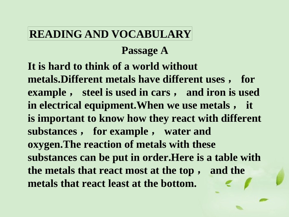 高中英语 5 英汉对照同步导学课件 外研版必修1 新课标 (山东专版) 课件_第2页
